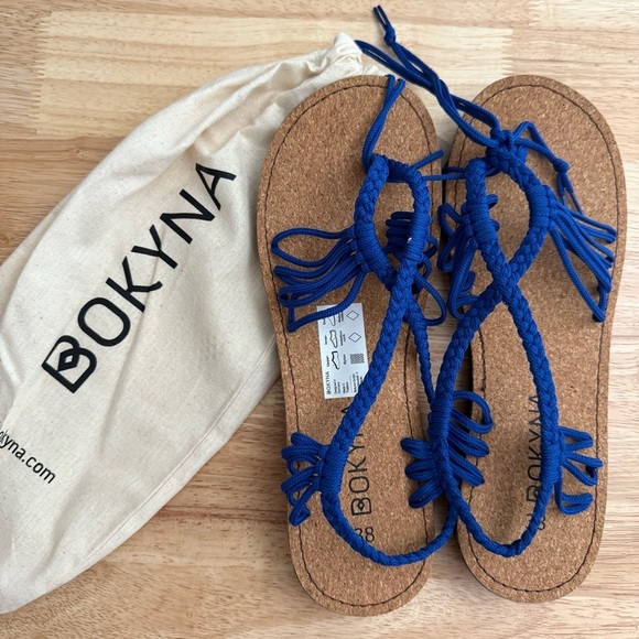 Bokyna Shoes - Bokyna Seastar Sandals Royal Blue
